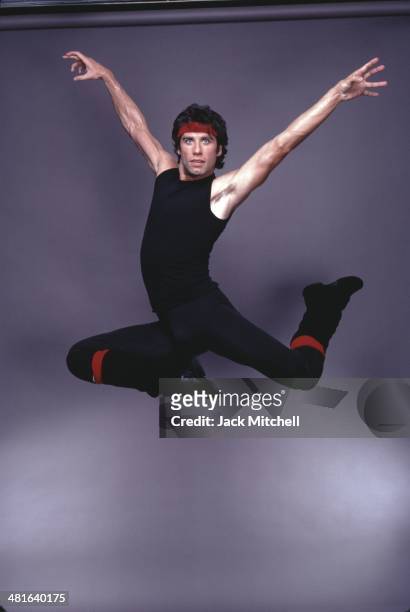 Actor, singer, dancer John Travolta as Tony Manero in 'Staying Alive' in 1983.