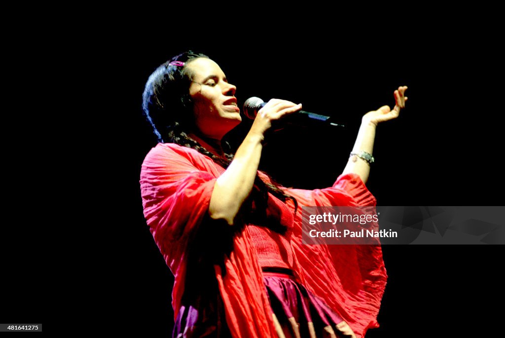 Natalie Merchant Performs Onstage