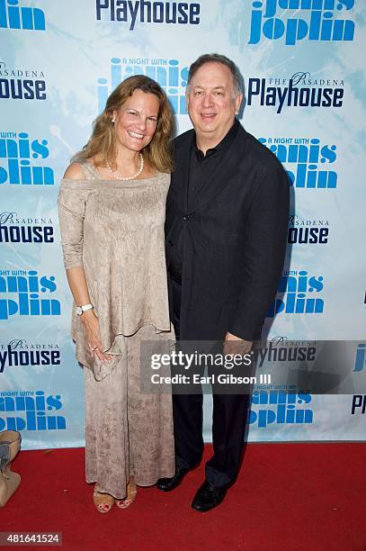 Producer Alan Shorr attends "A Night With Janis Joplin" Los Angeles Opening Night Performance at Pasadena Playhouse on July 22, 2015 in Pasadena,...