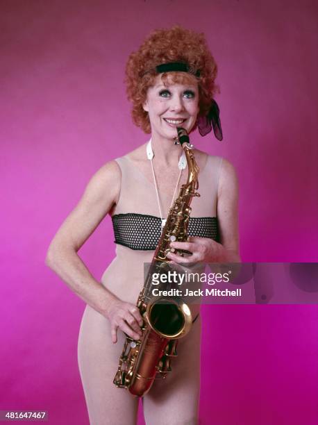 Actress and dancer Gwen Verdon photographed in 1975 starring in her husband Bob Fosse's Broadway musical 'Chicago' .