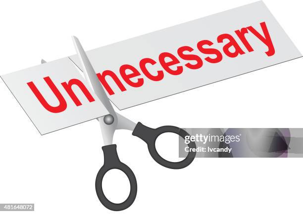necessary card - unnecessary stock illustrations