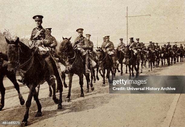 The British Expeditionary Force arrives in Belgium ahead of the battle of the Mons. The Battle of Mons was the first major action of the British...