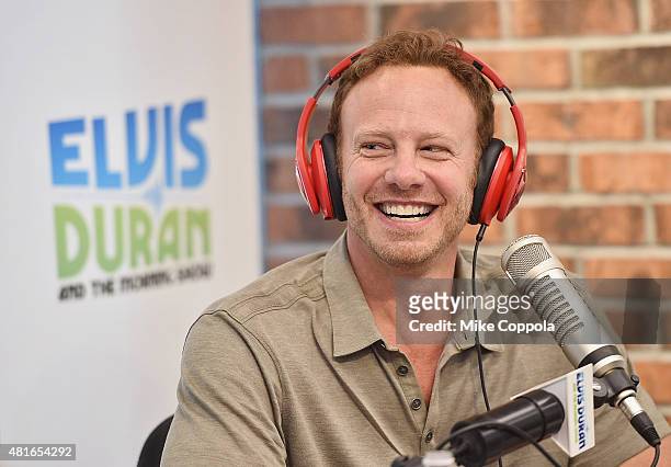 Actor Ian Ziering visits "The Elvis Duran Z100 Morning Show"at Z100 Studio on July 23, 2015 in New York City.
