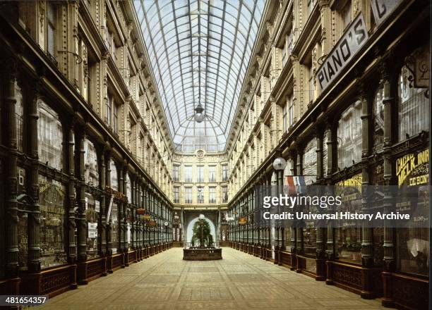 Covered shopping Arcade, Rotterdam, Holland; between 1890 and 1900.