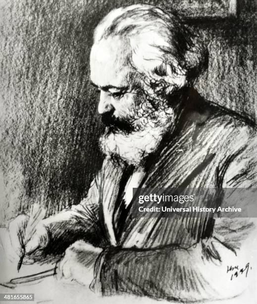 Marx Character 498 Karl Marx Portrait Stock Photos, High-Res Pictures, and Images ...