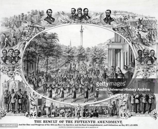 The result of the Fifteenth Amendment, and the rise and progress of the African race in America and its final accomplishment, and celebration on May...