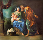 Cordoba - The Holy Family painting