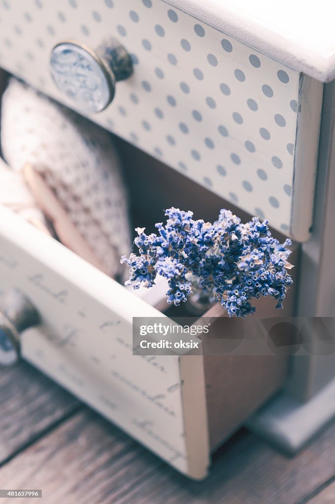 Bunch of dry lavender