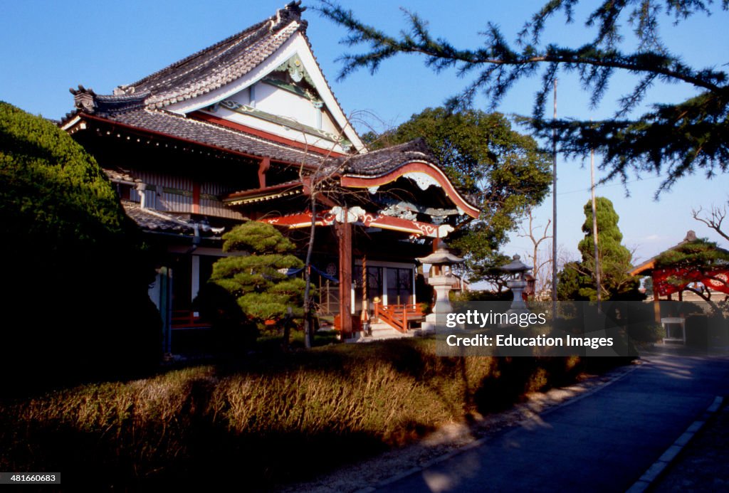 A small Buddhist temple in Saga City