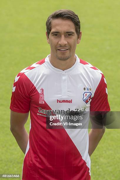 Adam Sarota during the team presentation of FC Utrecht on July 23, 2015 at the Galgenwaard Stadium in Utrecht, The Netherlands