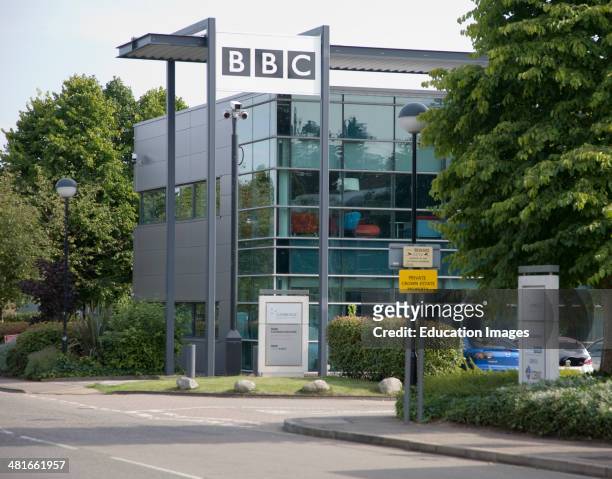 Broadcasting studios building, Cambridge Business Park, Cambridge, England.