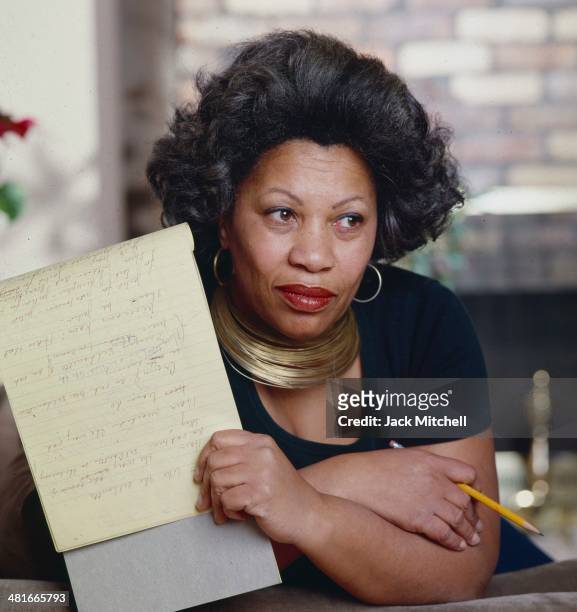 Pulitzer Prize-winning author Toni Morrison photographed in New York City in 1979.