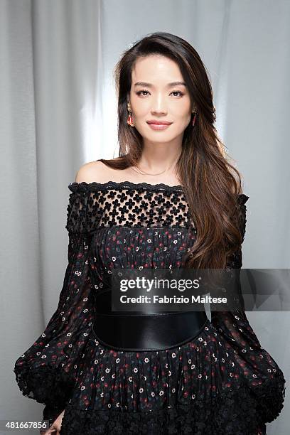 Actress Shu Qi is photographed for The Hollywood Reporter on May 15, 2015 in Cannes, France.