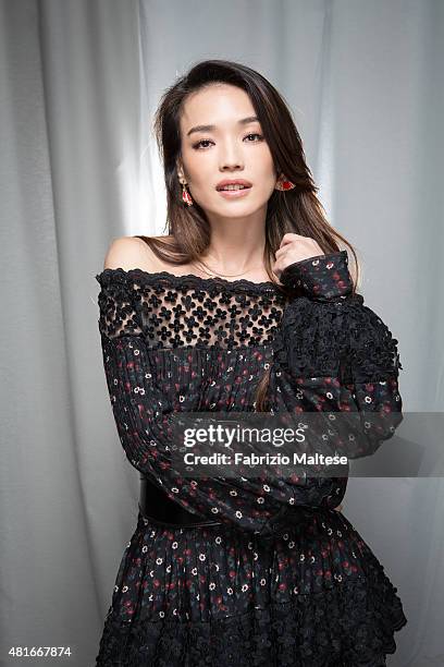 Actress Shu Qi is photographed for The Hollywood Reporter on May 15, 2015 in Cannes, France.