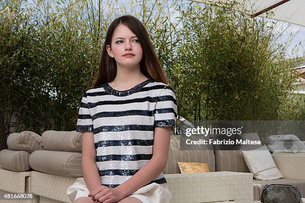 Actress Mackenzie Foy is photographed for The Hollywood Reporter on May 15, 2015 in Cannes, France.