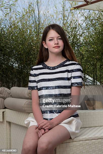 Actress Mackenzie Foy is photographed for The Hollywood Reporter on May 15, 2015 in Cannes, France.