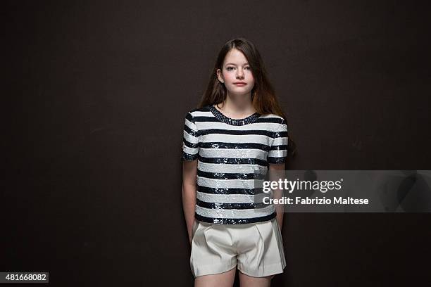 Actress Mackenzie Foy is photographed for The Hollywood Reporter on May 15, 2015 in Cannes, France.
