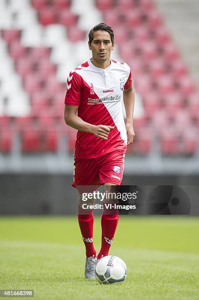 Adam Sarota during the team presentation of FC Utrecht on July 23, 2015 at the Galgenwaard Stadium in Utrecht, The Netherlands
