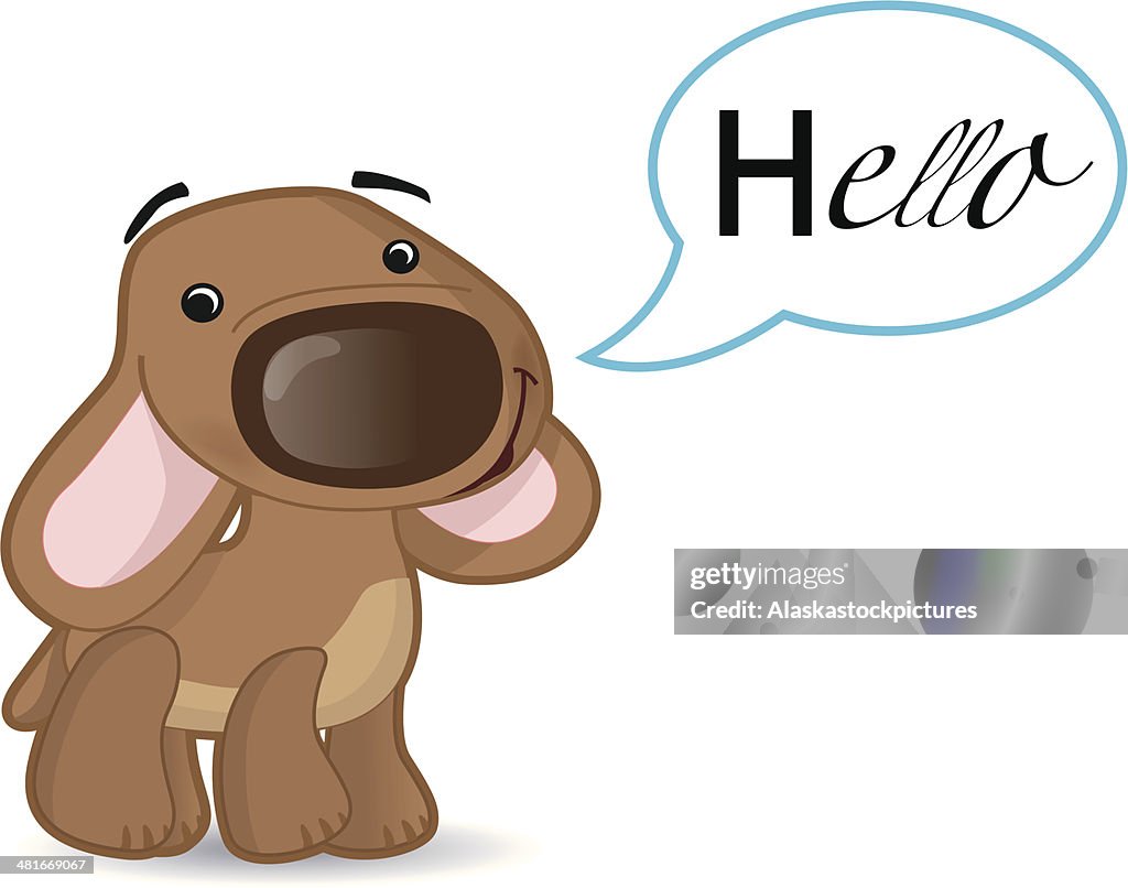 Cute Talking Dog High-Res Vector Graphic - Getty Images Cute Talking Dog High-Res Vector Graphic - Getty Images