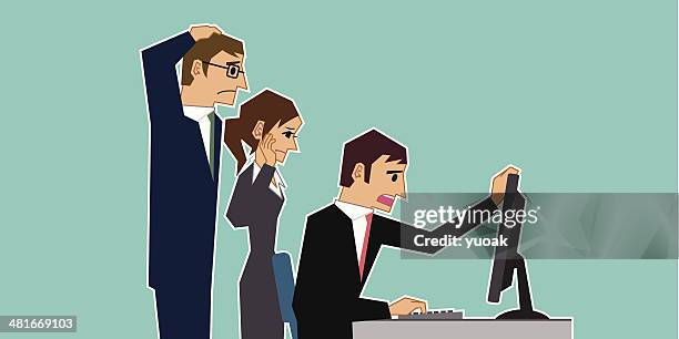 Scary Computer Cartoon Photos and Premium High Res Pictures - Getty Images