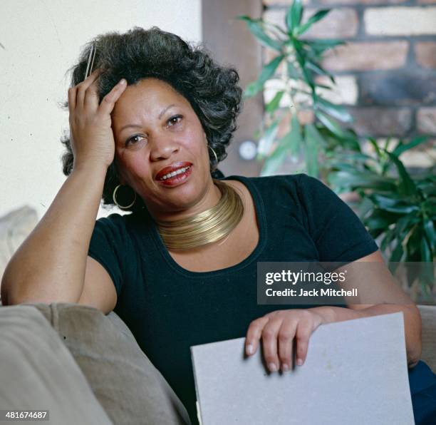 Pulitzer Prize-winning author Toni Morrison photographed in New York City in 1979.