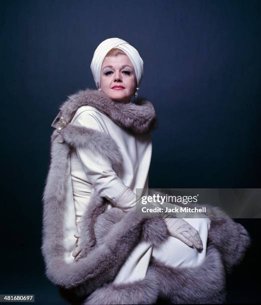 Angela Lansbury starring in the Broadway musical 'Mame' in 1966.