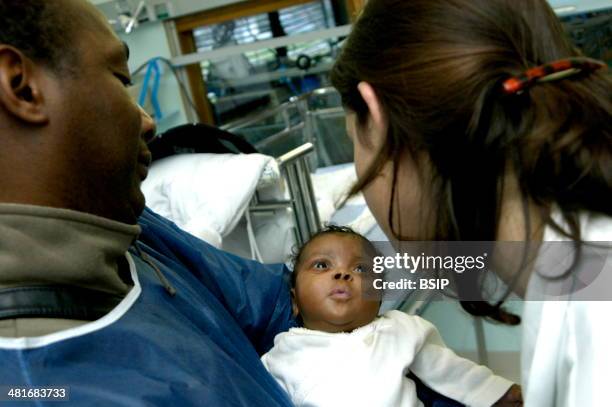 Reportage in the neonatal unit of Robert-Debre hospital in Paris, France.