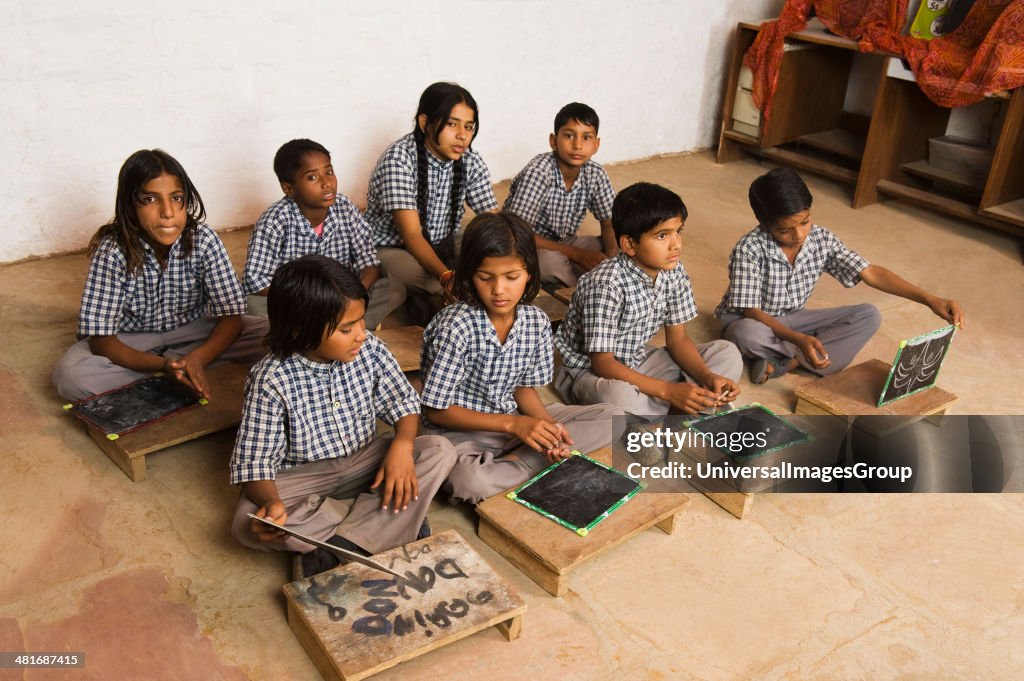 Scene of a rural classroom