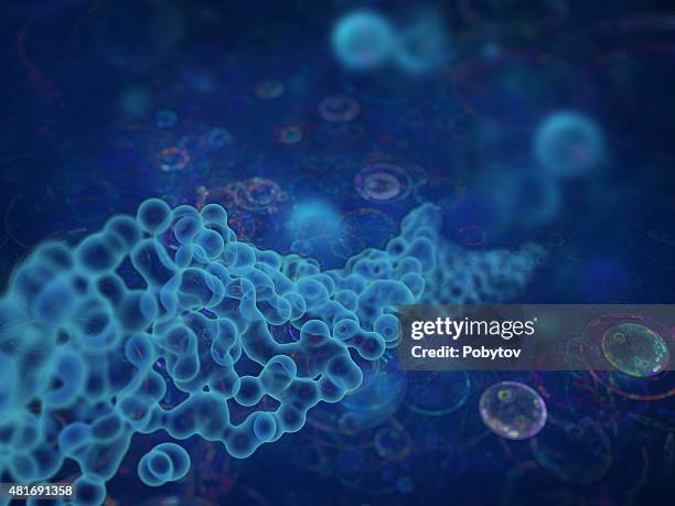 stockillustraties, clipart, cartoons en iconen met molecular structure, concept of science, medicine and technology - moleculaire structuur