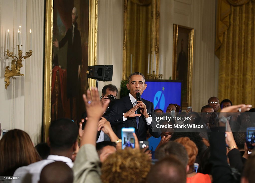 Michelle Obama Hosts 2015 Beating The Odds Summit At White House