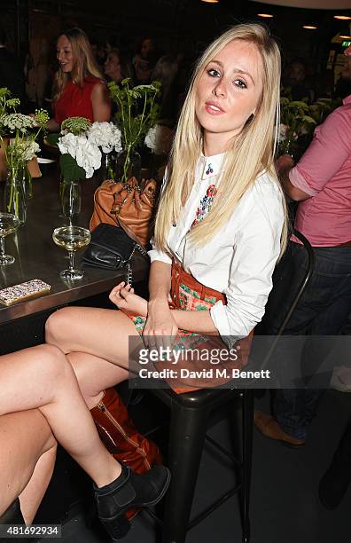 Diana Vickers attends the Amazon Fashion Photography Studio launch party, which opened on July 23, 2015 in London, England. Guest of honour was Suki...