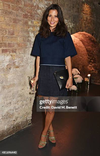 Jasmine Hemsley attends the Amazon Fashion Photography Studio launch party, which opened on July 23, 2015 in London, England. Guest of honour was...