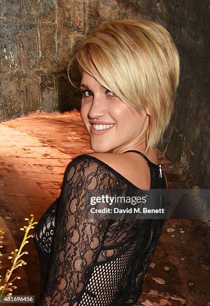 Ashley Roberts attends the Amazon Fashion Photography Studio launch party, which opened on July 23, 2015 in London, England. Guest of honour was Suki...