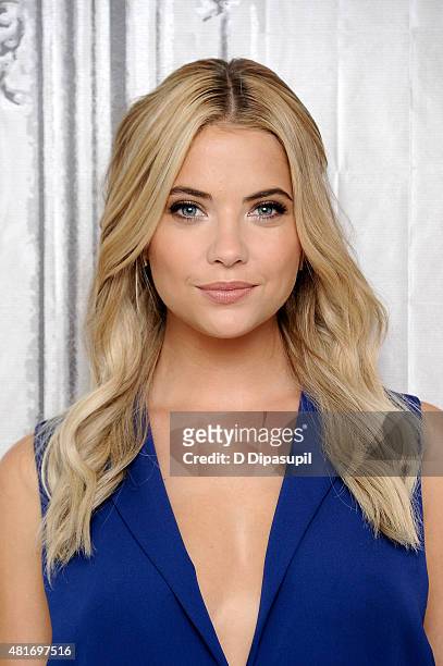 Ashley Benson attends AOL BUILD Speaker Series to discuss her film "Pixels" at AOL Studios In New York on July 23, 2015 in New York City.