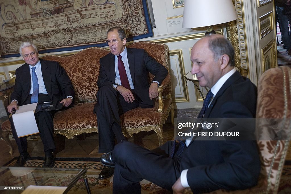 FRANCE-RUSSIA-DIPLOMACY-POLITICS--FABIUS-LAVROV