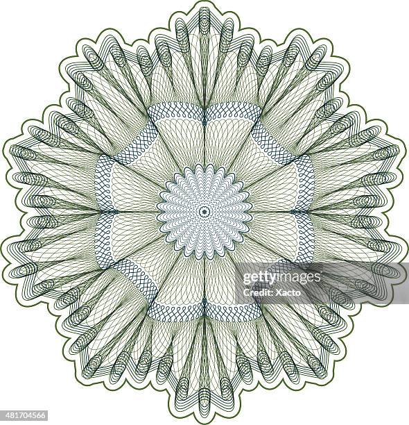 certificate + currency design - illustration - money texture pattern stock illustrations