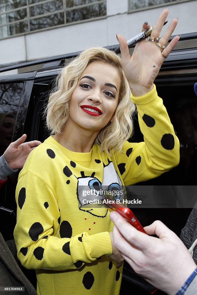 Rita Ora Sightings In London - March 31, 2014