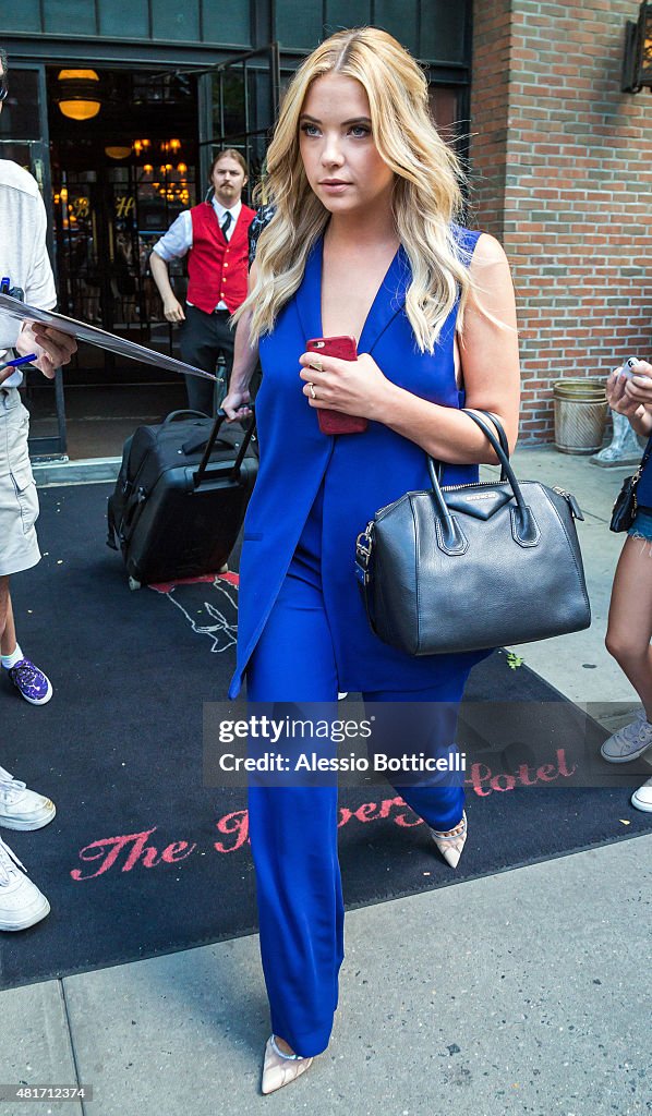 Celebrity Sightings In New York City - July 23, 2015