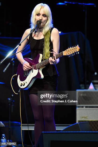 Jessica Lea Mayfield performs at Iroquois Amphitheater on July 23, 2015 in Louisville, Kentucky.