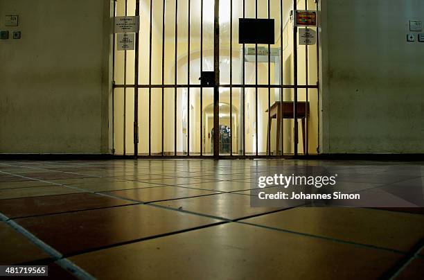 General and detail inside view of the Landsberg prison, where former FC Bayern Muenchen president Uli Hoeness will serve his three-year sentence, is...