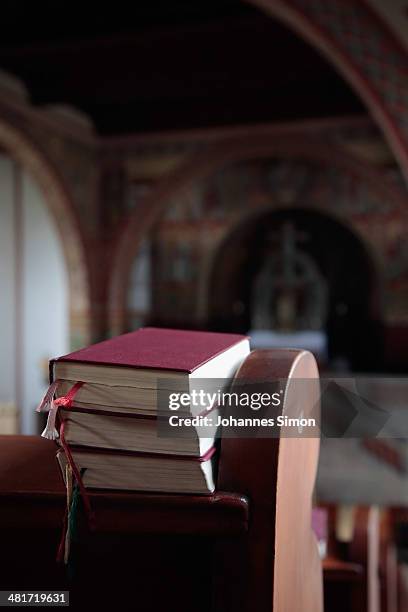 General and detail view of the prison church of the Landsberg prison, where former FC Bayern Muenchen president Uli Hoeness will serve his three-year...