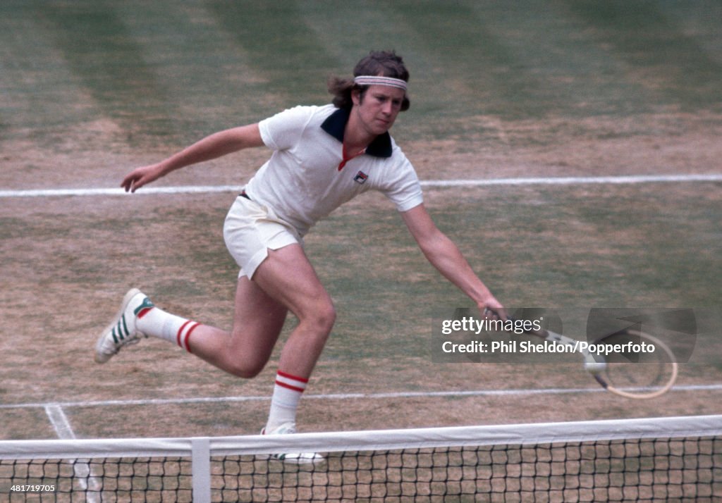 John McEnroe At 1977 Wimbledon Championships