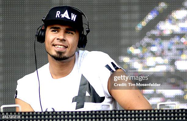 Afrojack performs during the Ultra Music Festival at Bayfront Park Amphitheater on March 30, 2014 in Miami, Florida.