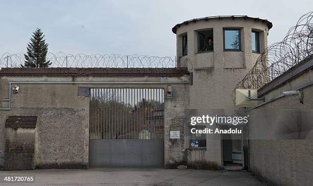 General wiev of the Landsberg Prison in Munich on March 31, 2104 where Uli Hoeness the former FC Bayern Munich president is to serve his three-year...