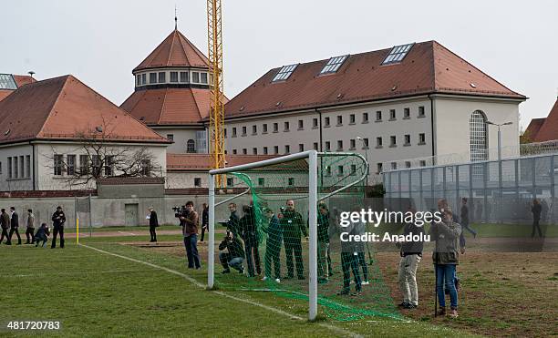 General wiev of the Landsberg Prison in Munich on March 31, 2104 where Uli Hoeness the former FC Bayern Munich president is to serve his three-year...