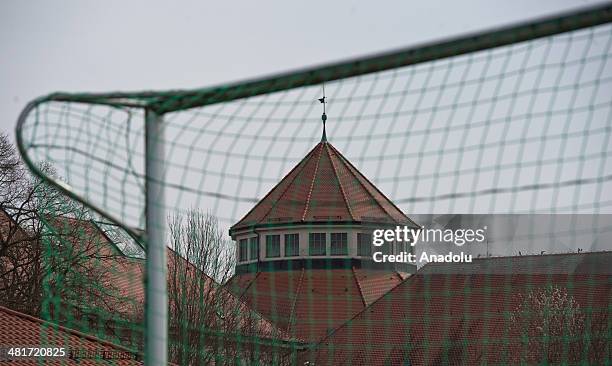 General wiev of the Landsberg Prison in Munich on March 31, 2104 where Uli Hoeness the former FC Bayern Munich president is to serve his three-year...