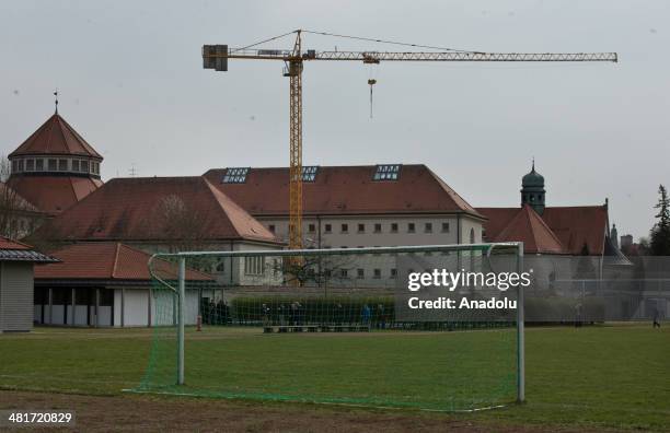 General wiev of the Landsberg Prison in Munich on March 31, 2104 where Uli Hoeness the former FC Bayern Munich president is to serve his three-year...