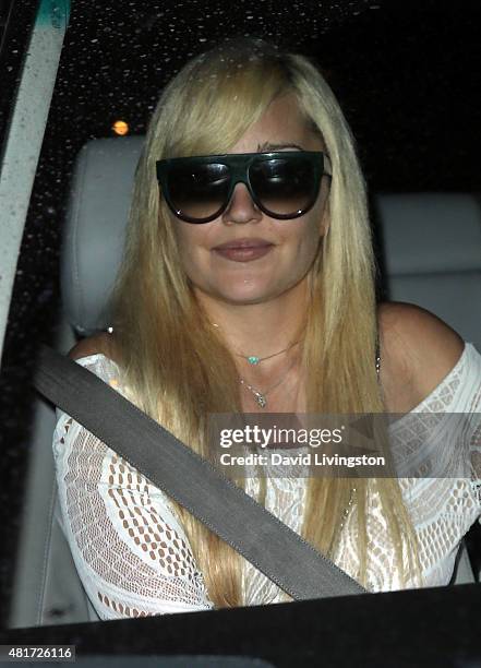 Amanda Bynes attends the Michael Costello and Style PR Capsule Collection launch party on July 23, 2015 in Los Angeles, California.