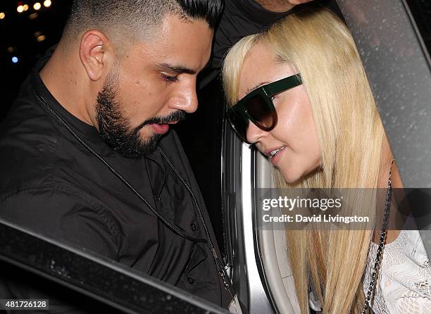 Amanda Bynes attends the Michael Costello and Style PR Capsule Collection launch party on July 23, 2015 in Los Angeles, California.