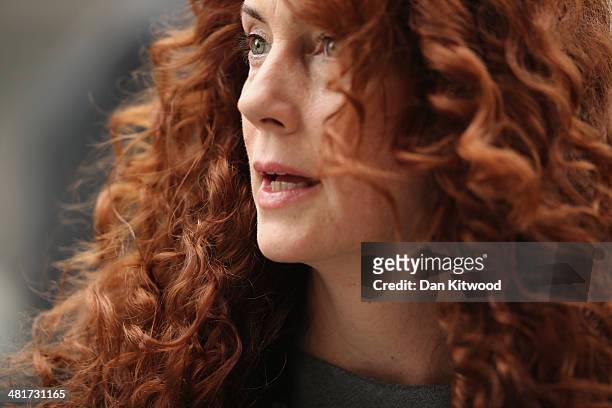 Former News International chief executive Rebekah Brooks, arrives at the Old Bailey on March 31, 2014 in London, England. Former government director...